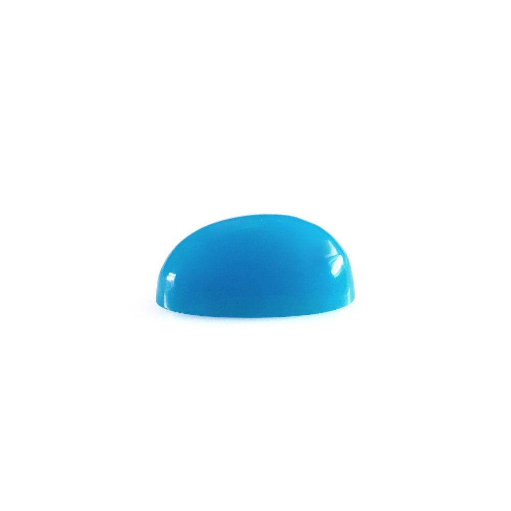 TURQUOISE OVAL CAB (BLUE MATRIX) 6X4MM 0.44 Cts.
