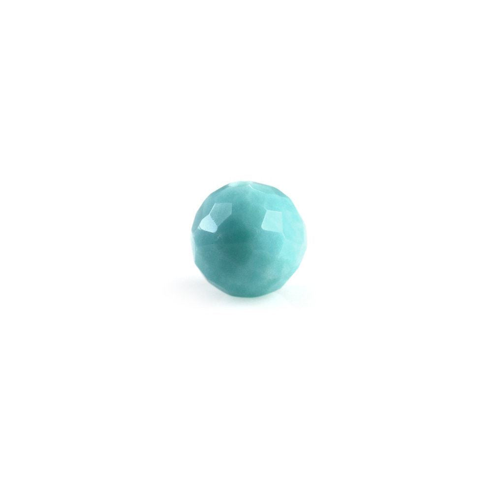 MEXICAN TURQUOISE FACETED BALLS (MATRIX) (FULL DRILL) 4MM 0.43 Cts.