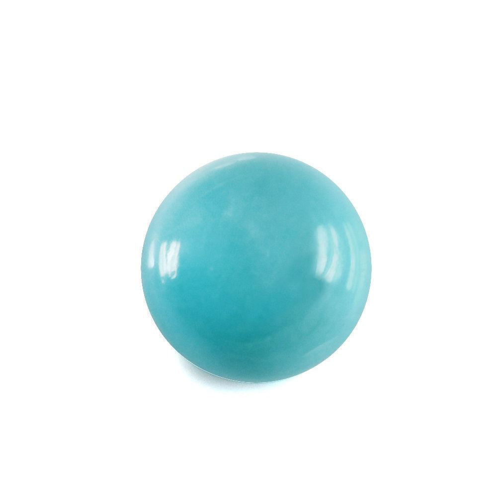 TURQUOISE ROUND CAB 7MM 1.38 Cts.