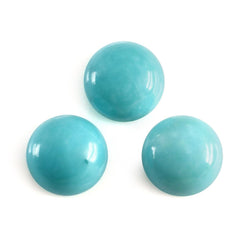 TURQUOISE ROUND CAB 7MM 1.38 Cts.