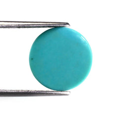 TURQUOISE ROUND PLATE 13MM 2.80 Cts.