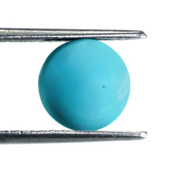TURQUOISE LENTIL ROUND 10MM 2.91 Cts.