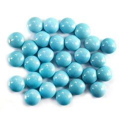 TURQUOISE LENTIL ROUND 10MM 2.91 Cts.