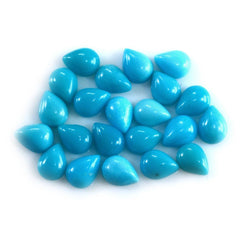 TURQUOISE PEAR CAB 4X3MM 0.12 Cts.