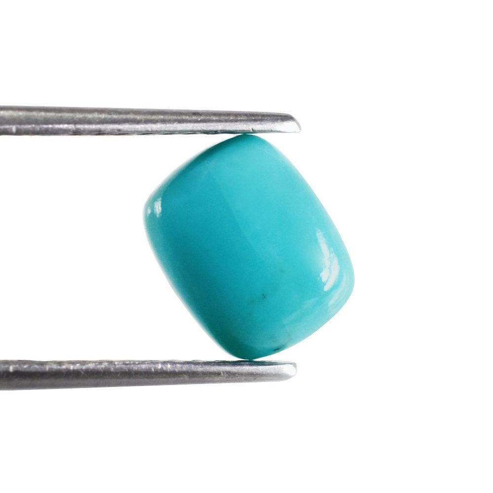 TURQUOISE CUSHION CAB 10X8MM 2.55 Cts.