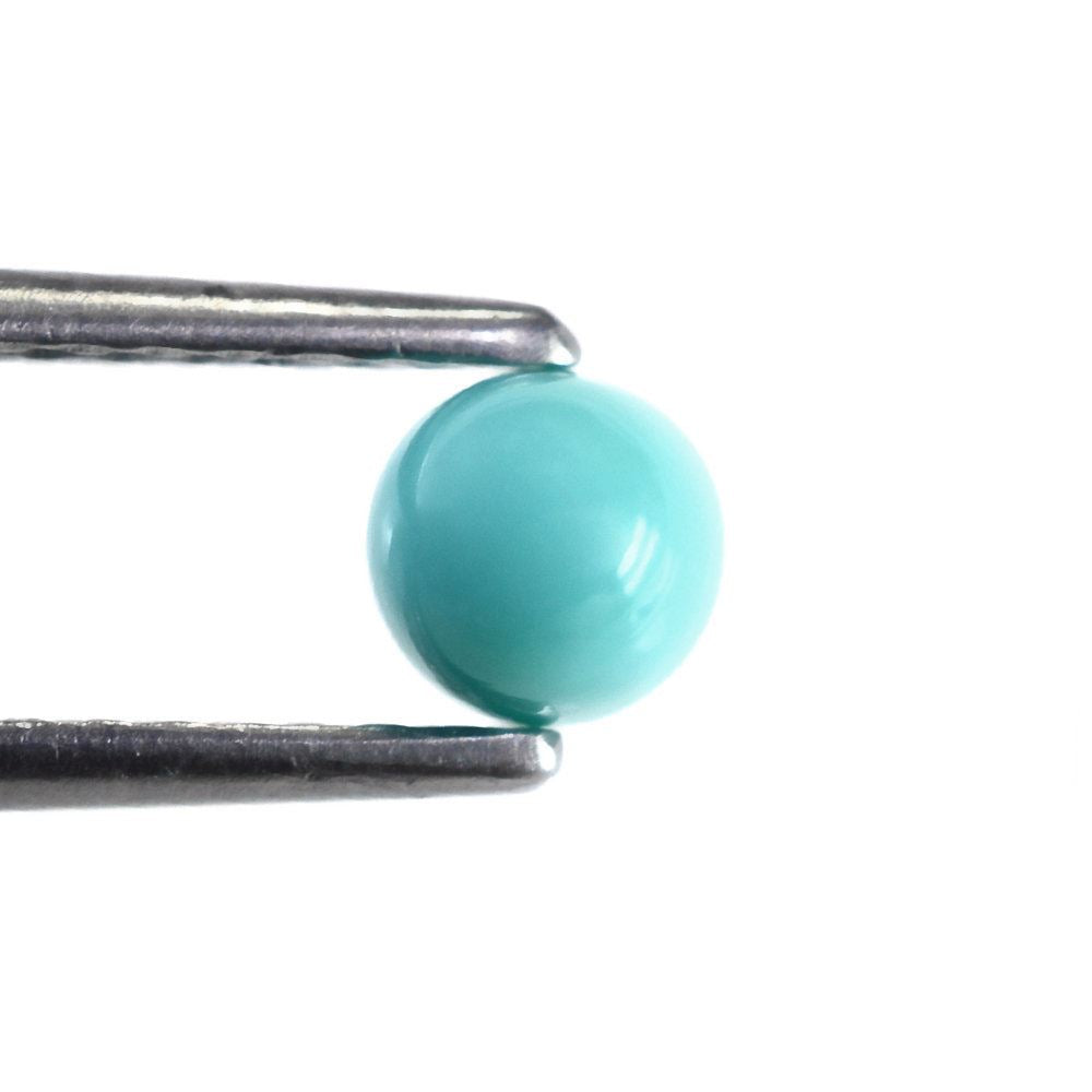 TURQUOISE BULLET CAB 5MM 0.82 Cts.