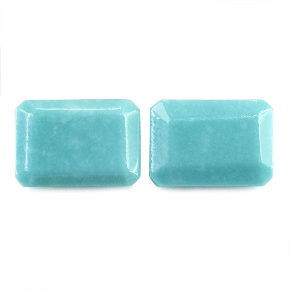 TURQUOISE CUT OCTAGON 10X7MM 2.43 Cts.