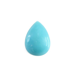 MEXICAN TURQUOISE PLAIN PEAR CAB 7X5MM 0.65 Cts.