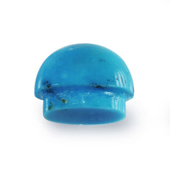 BLUE TURQUOISE MUSHROOM CUT OVAL (MATRIX) 11.40X8.90MM 5.60 Cts.