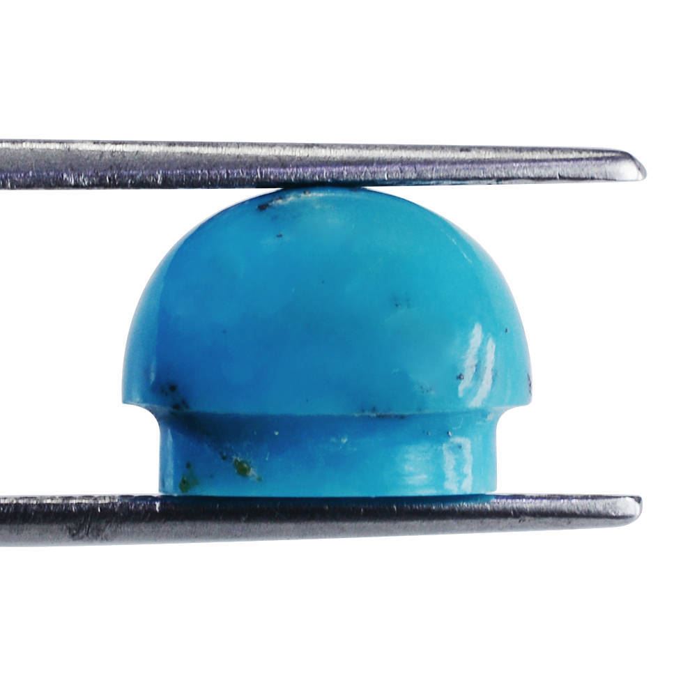 BLUE TURQUOISE MUSHROOM CUT OVAL (MATRIX) 11.40X8.90MM 5.60 Cts.