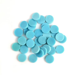 MEXICAN TURQUOISE FLAT ROUND PLATE 5.50MM 0.32 Cts.