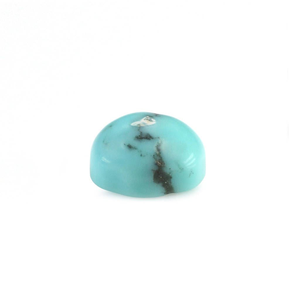 EGYPTIAN TURQUOISE ROUND CAB 6MM 0.80 Cts.