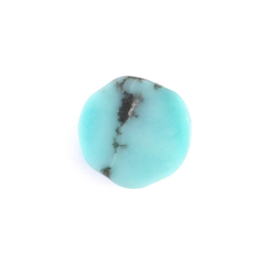 EGYPTIAN TURQUOISE ROUND CAB 6MM 0.80 Cts.