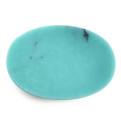MEXICAN TURQUOISE OVAL CAB (WITH MATRIX PYRITE) 20X14MM 9.33 Cts.