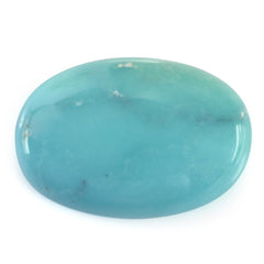 MEXICAN TURQUOISE OVAL CAB (WITH MATRIX PYRITE) 19X13MM 10.01 Cts.