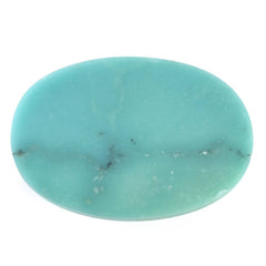 MEXICAN TURQUOISE OVAL CAB (WITH MATRIX PYRITE) 19X13MM 10.01 Cts.