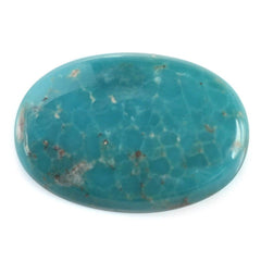 MEXICAN TURQUOISE OVAL CAB (WITH MATRIX PYRITE) 19X13MM 8.80 Cts.