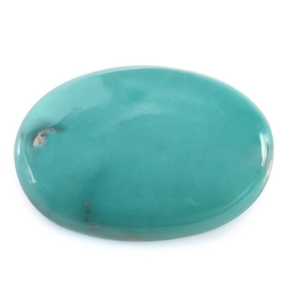 MEXICAN TURQUOISE OVAL CAB (WITH MATRIX PYRITE) 19X13MM 9.60 Cts.