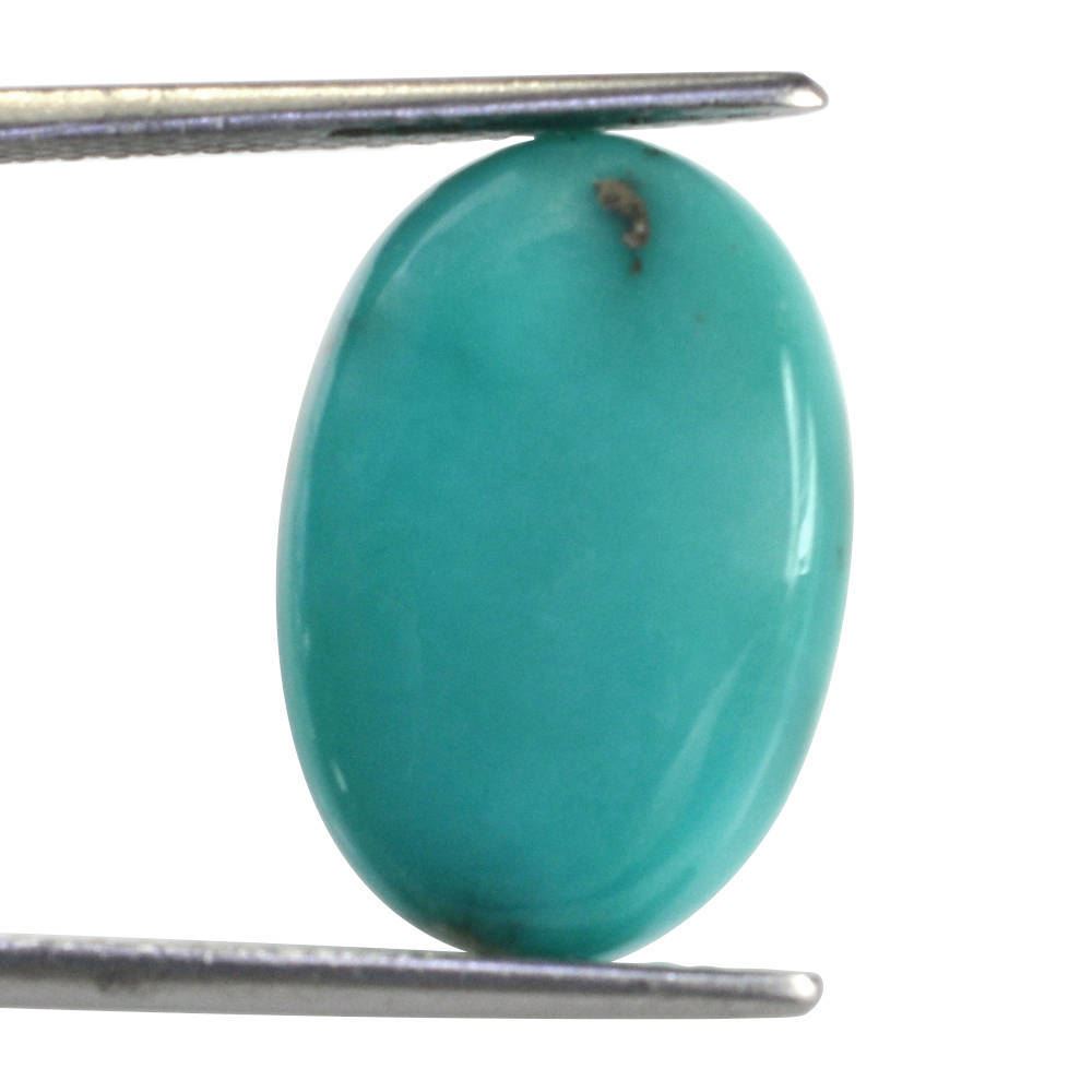 MEXICAN TURQUOISE OVAL CAB (WITH MATRIX PYRITE) 19X13MM 9.60 Cts.