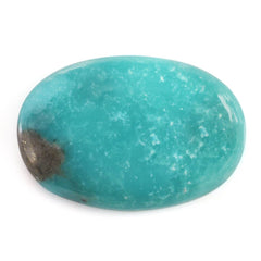 MEXICAN TURQUOISE OVAL CAB (WITH MATRIX PYRITE) 19X13MM 9.30 Cts.
