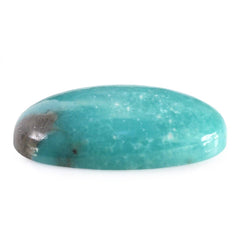 MEXICAN TURQUOISE OVAL CAB (WITH MATRIX PYRITE) 19X13MM 9.30 Cts.