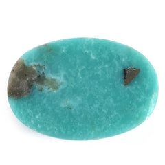 MEXICAN TURQUOISE OVAL CAB (WITH MATRIX PYRITE) 19X13MM 9.30 Cts.