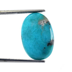 MEXICAN TURQUOISE OVAL CAB (WITH MATRIX PYRITE) 19X13MM 8.93 Cts.