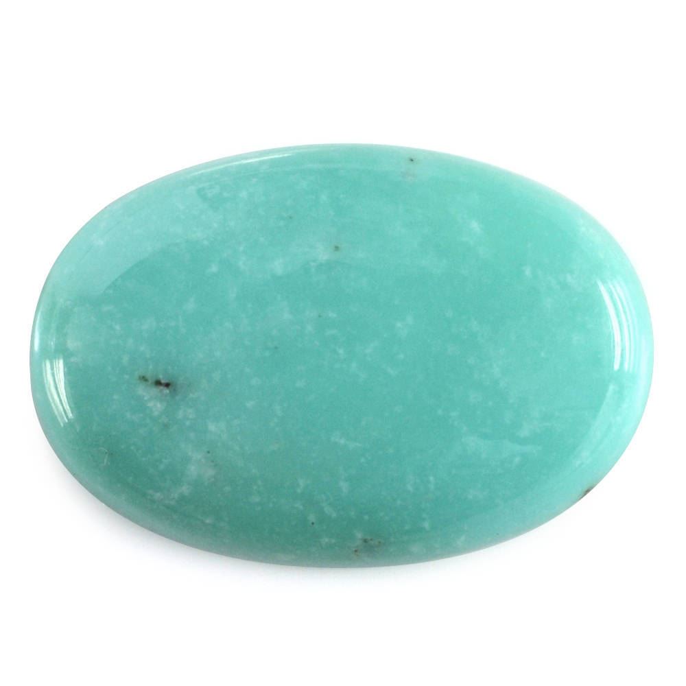 MEXICAN TURQUOISE OVAL CAB (WITH MATRIX PYRITE) 19X13MM 9.13 Cts.