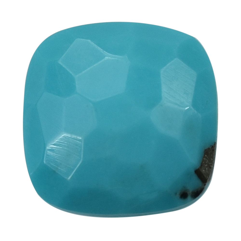 TURQUOISE IRREGULAR CUT CUSHION CAB (H/D) 11MM 4.55 Cts.