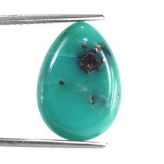 MEXICAN TURQUOISE PEAR CAB (WITH MATRIX PYRITE) 20X14MM 8.59 Cts.