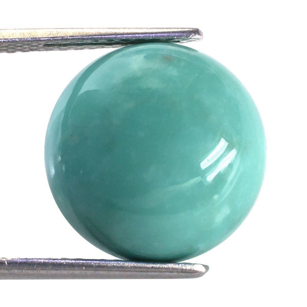 MEXICAN TURQUOISE ROUND CAB (SI) (BLUE GREEN) 16MM 15.82 Cts.