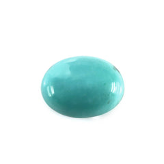 MEXICAN TURQUOISE OVAL CAB (SI) (BLUE GREEN) 8X6MM 1.09 Cts.