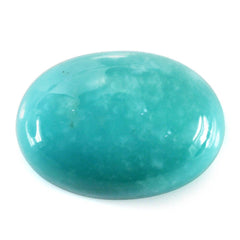 MEXICAN TURQUOISE OVAL CAB (SI) (BLUE GREEN) 14X10MM 5.34 Cts.