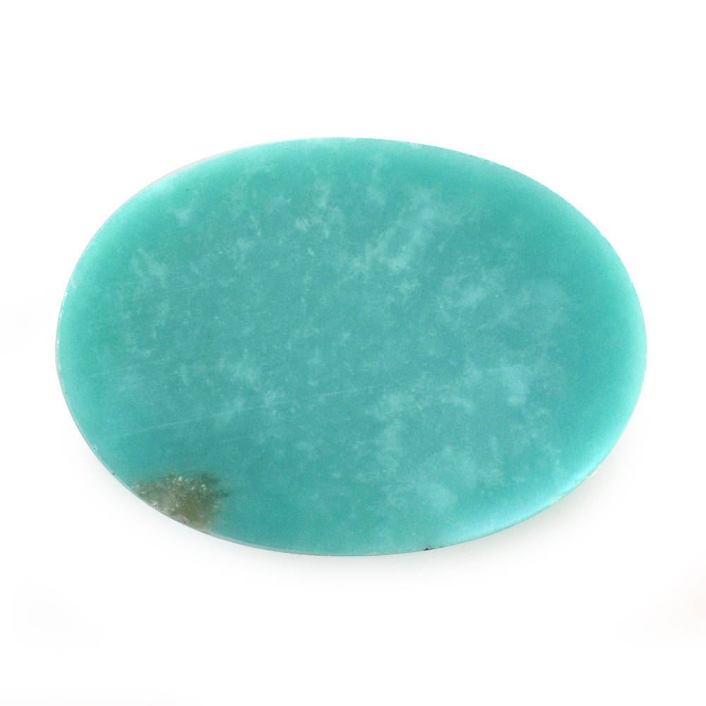 MEXICAN TURQUOISE OVAL CAB (SI) (BLUE GREEN) 14X10MM 5.34 Cts.
