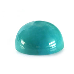 MEXICAN TURQUOISE ROUND CAB (SI) (BLUE) (GREEN) 12MM 6.66 Cts.