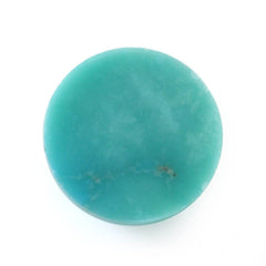 MEXICAN TURQUOISE ROUND CAB (SI) (BLUE) (GREEN) 12MM 6.66 Cts.