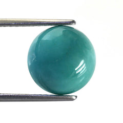 MEXICAN TURQUOISE ROUND CAB (SI) (BLUE) (GREEN) 12MM 6.66 Cts.