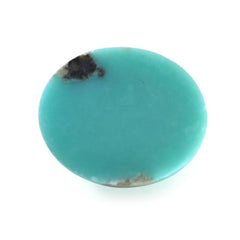 MEXICAN TURQUOISE OVAL CAB (SI) (BLUE GREEN) 12X10MM 4.69 Cts.