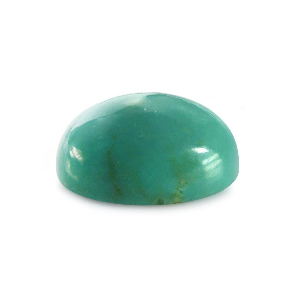 MEXICAN TURQUOISE OVAL CAB (SI) (GREEN) 12X10MM 4.53 Cts.