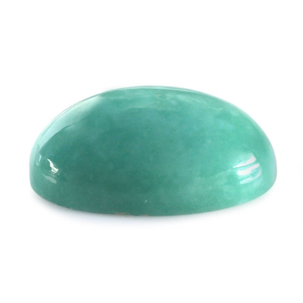 MEXICAN TURQUOISE OVAL CAB (SI) (GREEN) 14X10MM 5.30 Cts.