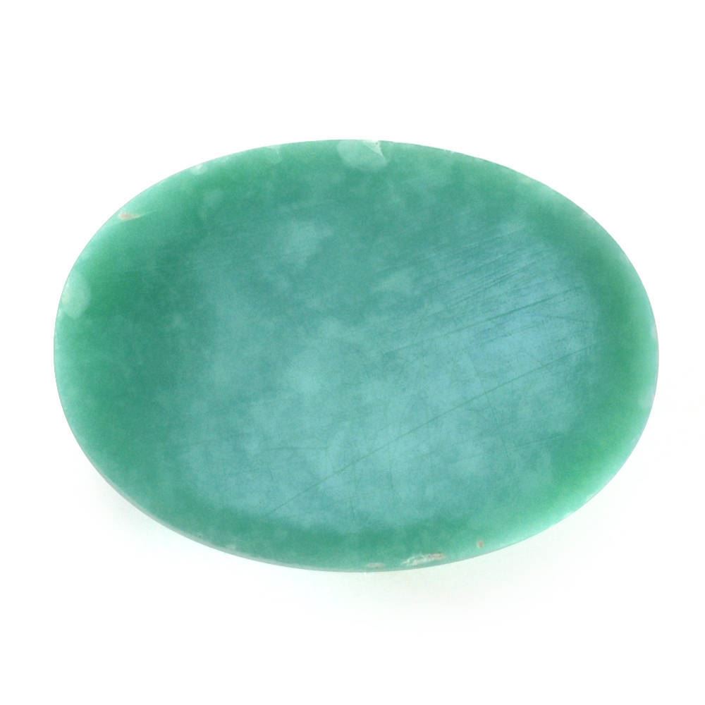 MEXICAN TURQUOISE OVAL CAB (SI) (GREEN) 14X10MM 5.30 Cts.