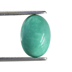MEXICAN TURQUOISE OVAL CAB (SI) (GREEN) 14X10MM 5.30 Cts.