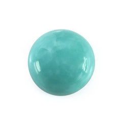 MEXICAN TURQUOISE ROUND CAB (SI) (BLUE-GREEN) 8MM 1.93 Cts.