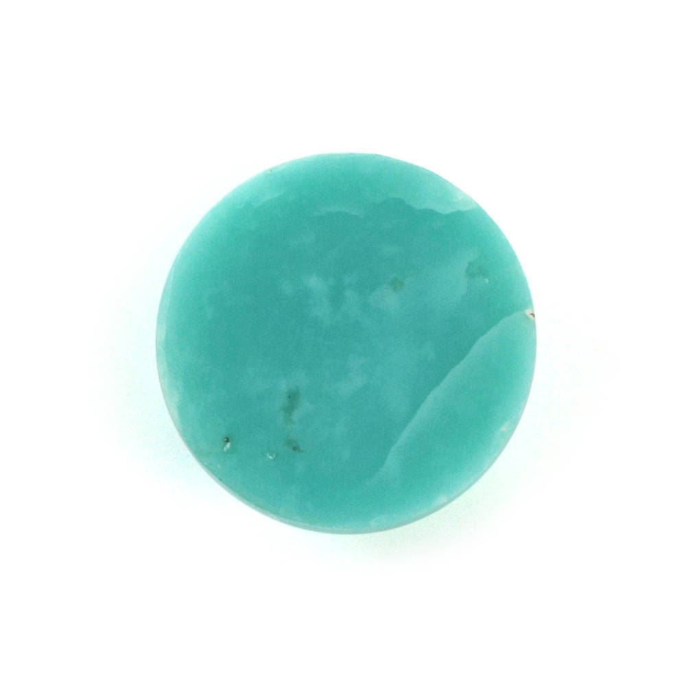 MEXICAN TURQUOISE ROUND CAB (SI) (BLUE-GREEN) 8MM 1.93 Cts.
