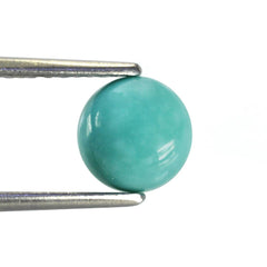 MEXICAN TURQUOISE ROUND CAB (SI) (BLUE-GREEN) 8MM 1.93 Cts.