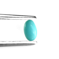 MEXICAN TURQUOISE OVAL CAB 5X3MM 0.19 Cts.
