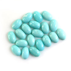 MEXICAN TURQUOISE OVAL CAB 5X3MM 0.19 Cts.