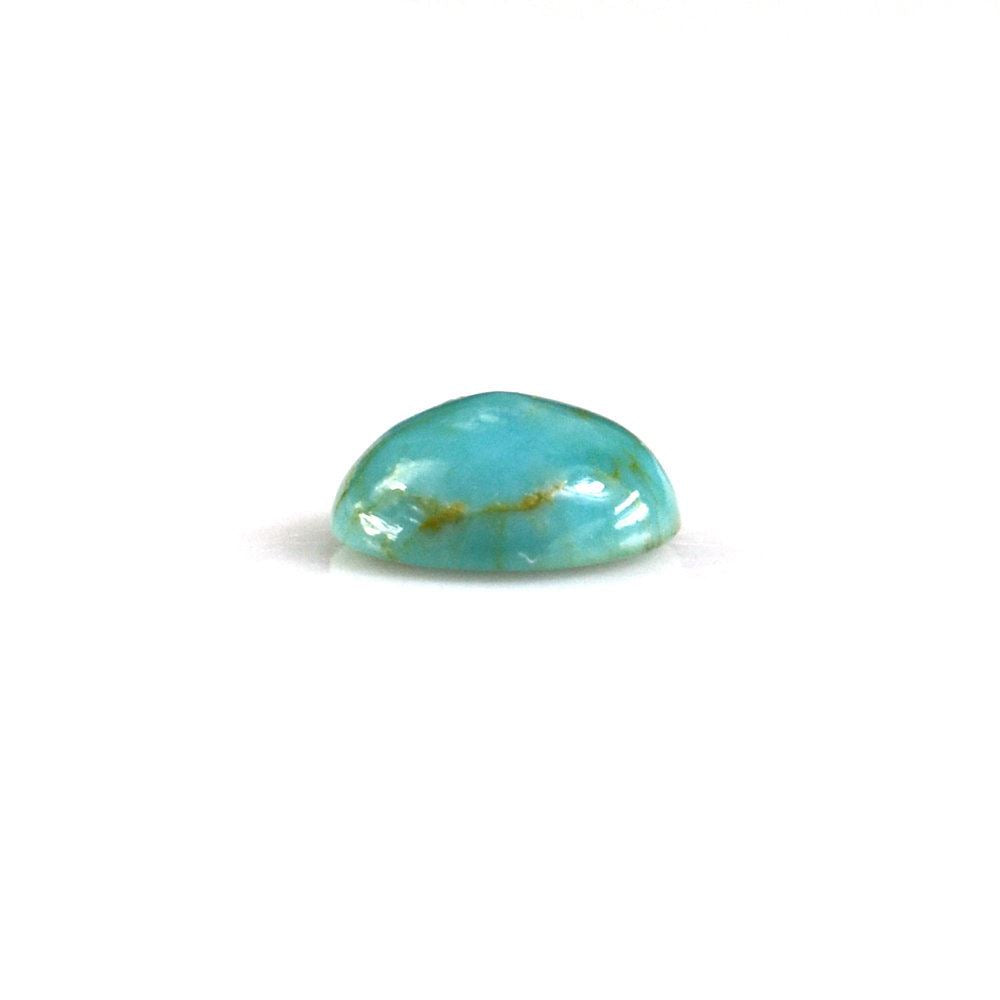 KINGMAN TURQUOISE ROUND CAB (GOLDEN BROWN MATRIX) 5MM 0.38 Cts.