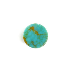 KINGMAN TURQUOISE ROUND CAB (GOLDEN BROWN MATRIX) 5MM 0.38 Cts.
