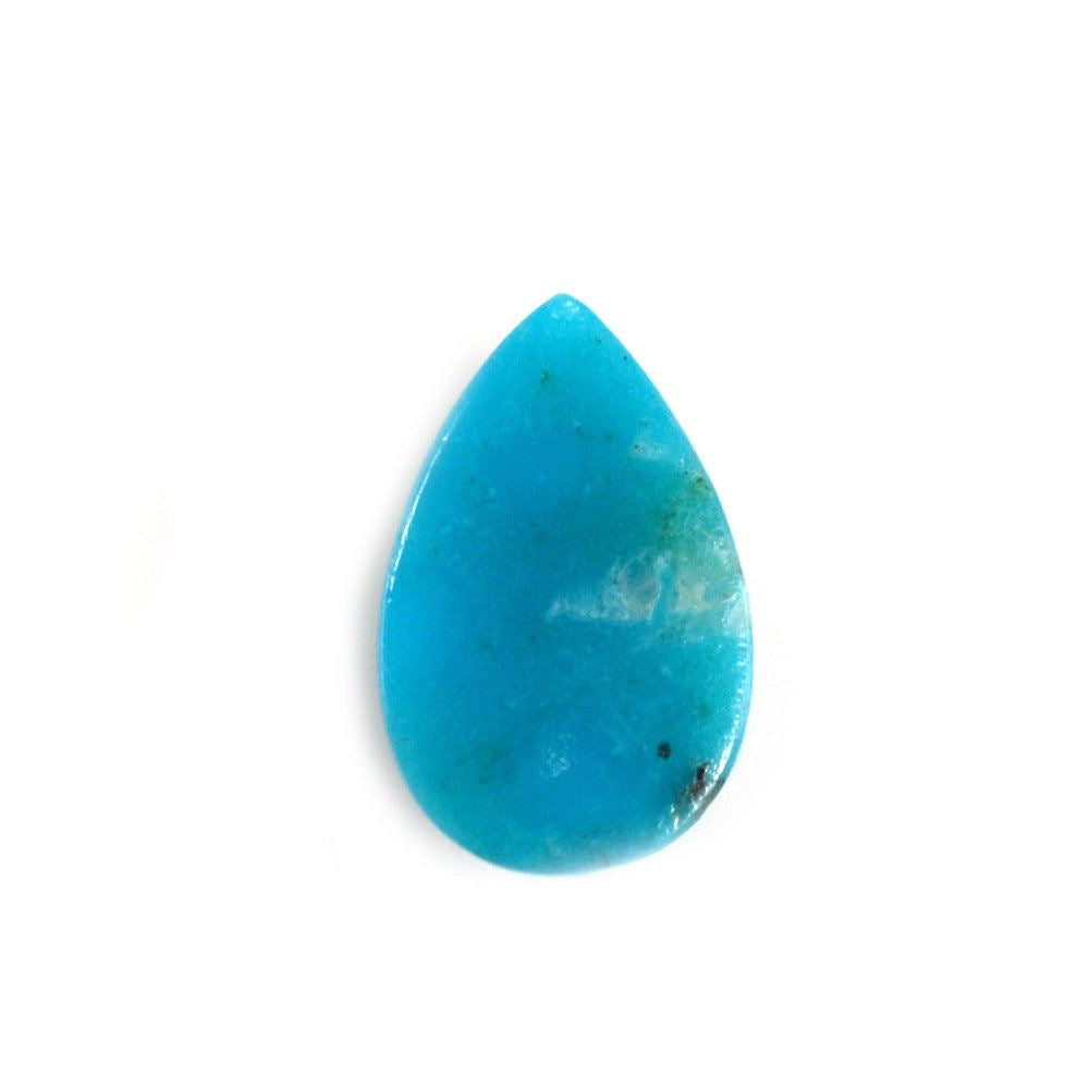 BLUE TURQUOISE PEAR CAB (WITH MATRIX PYRITE) 8X5MM 0.85 Cts.